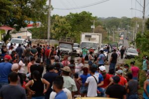 Cierre de calles en Pacora